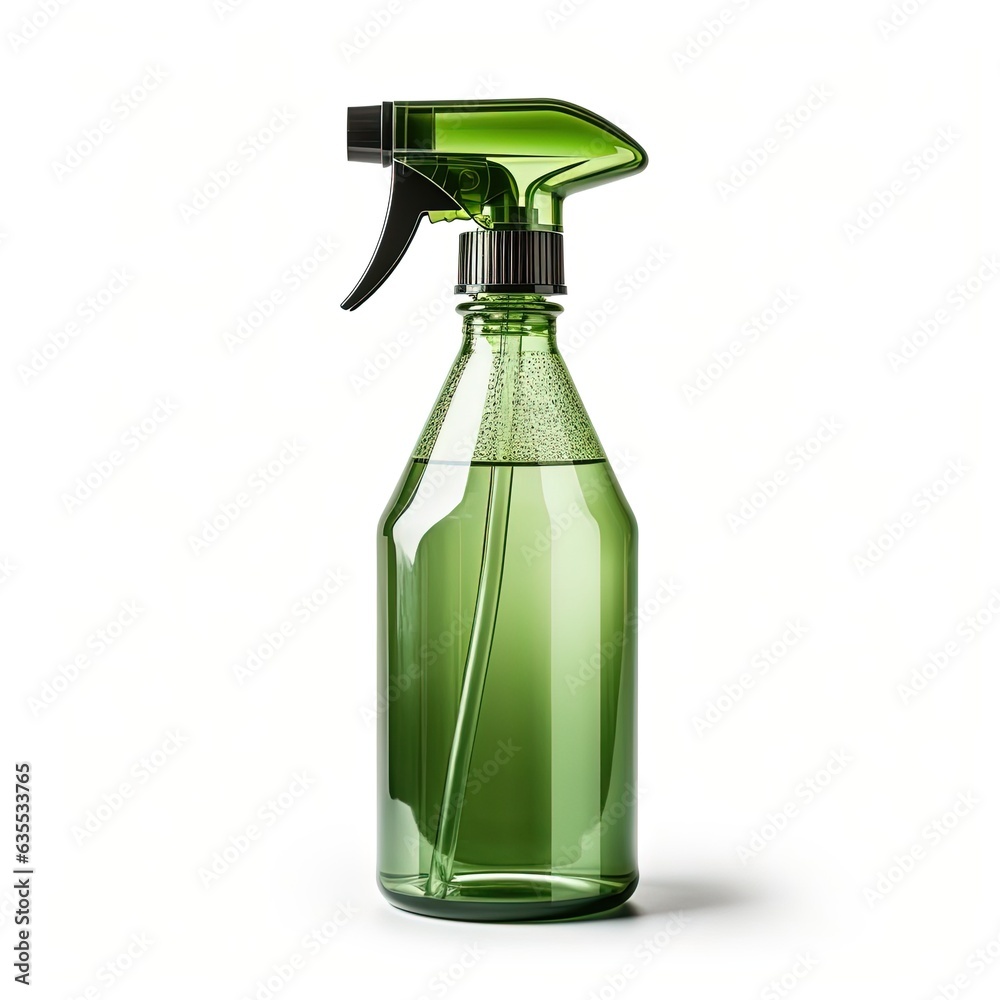 Plastic Spray Bottle Isolated On White Plastic Spray Bottle Isolated On White