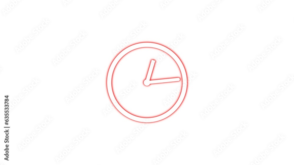 abstract new fast clock icon illustration 4k abstract new fast clock icon illustration 4k