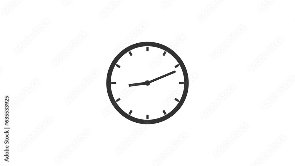 abstract new fast clock icon illustration 4k 