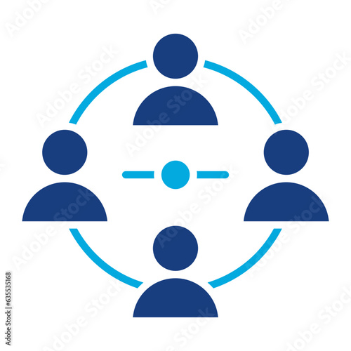 Connected People Icon