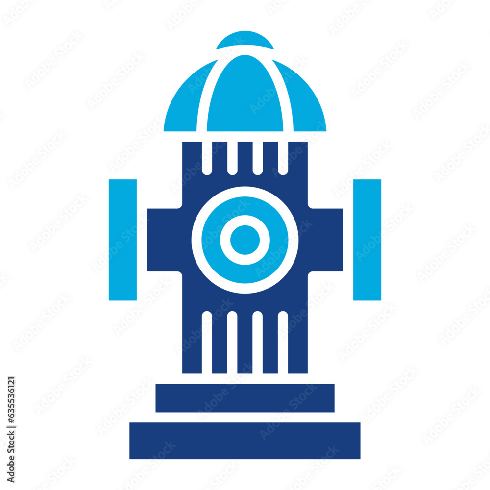 Naklejka premium Fire Hydrant Icon