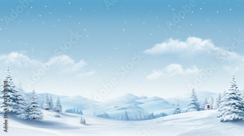 Winter background of snow and frost with free space for your decoration. created with Generative AI technology