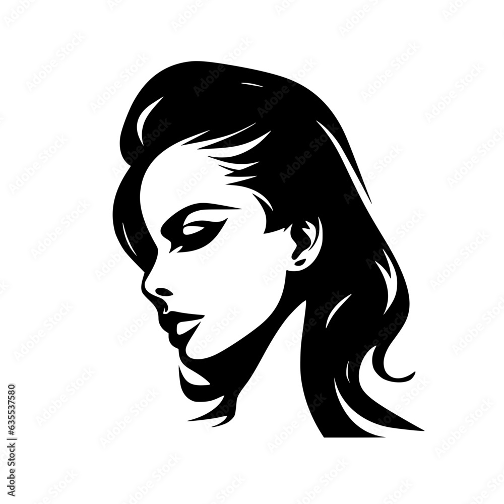 Woman Face Vector Woman Face Vector