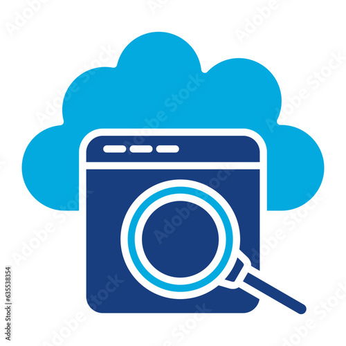 Cloud Search Icon