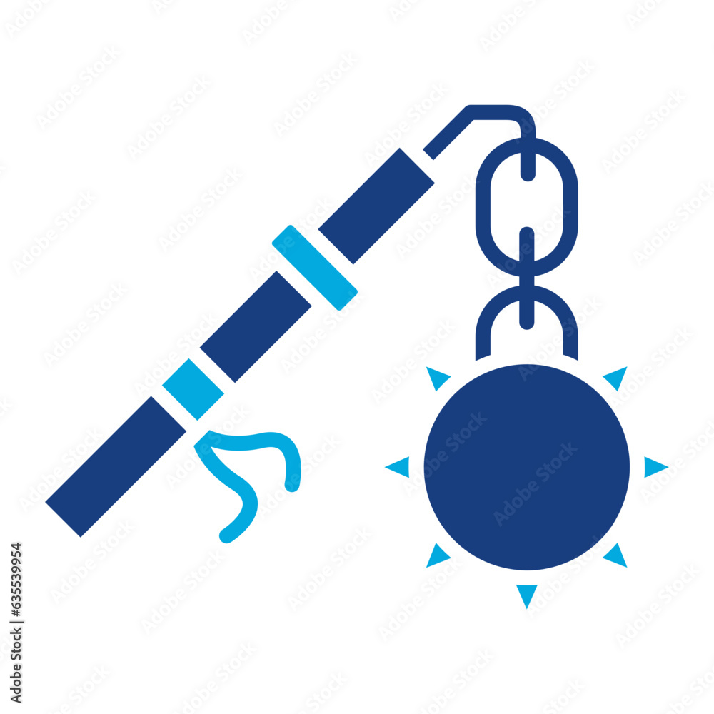 Obraz premium Flail Icon