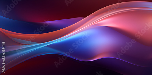 3D Abstract Wave Background