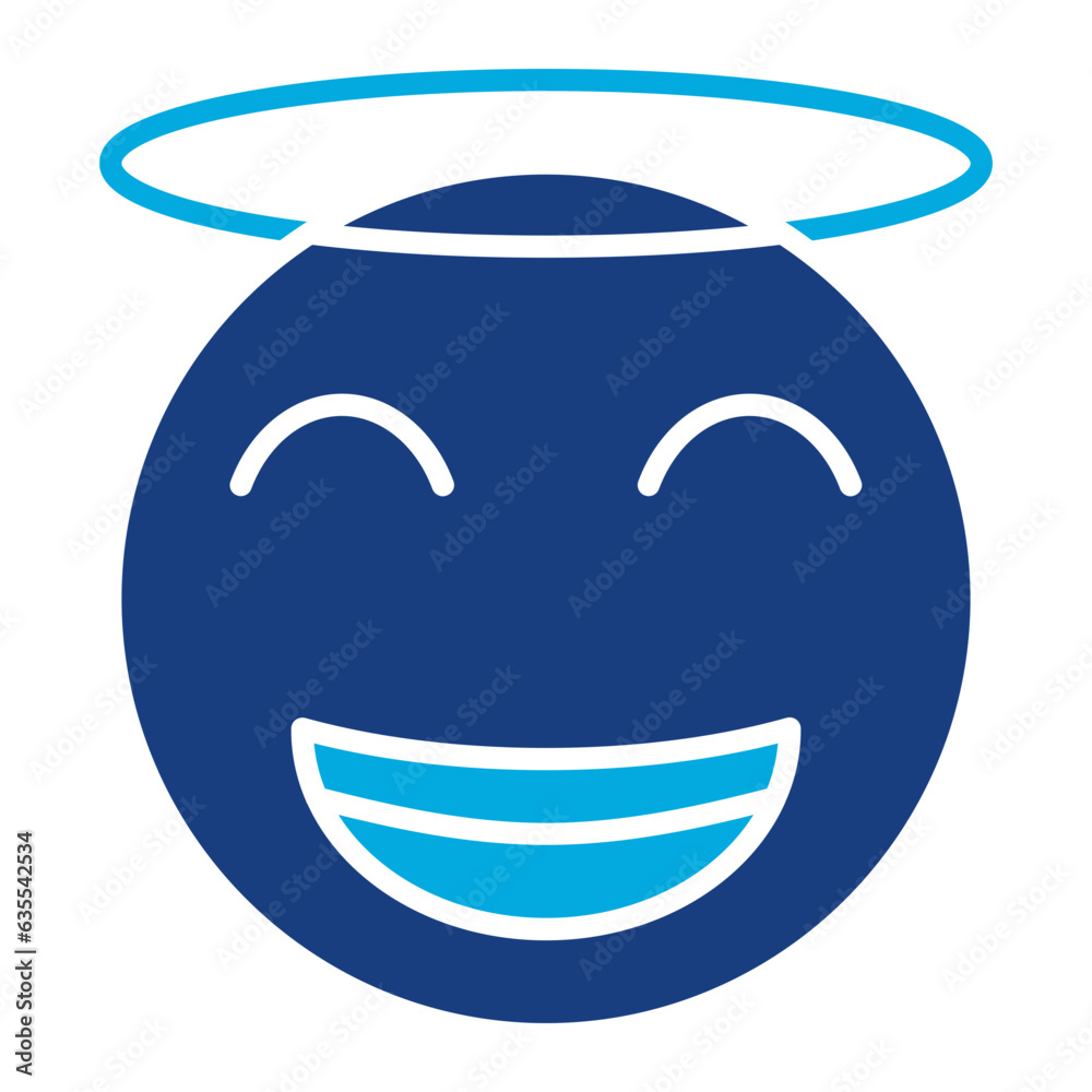 Smiling Face with Halo Icon