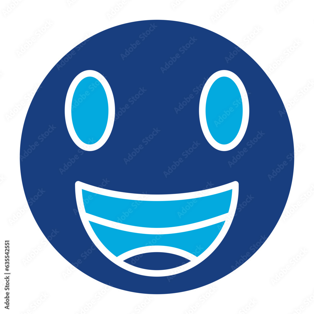 Beaming Face with Smiling Eyes Icon