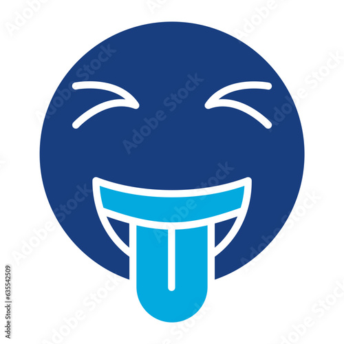 Squinting Face with Tongue Icon