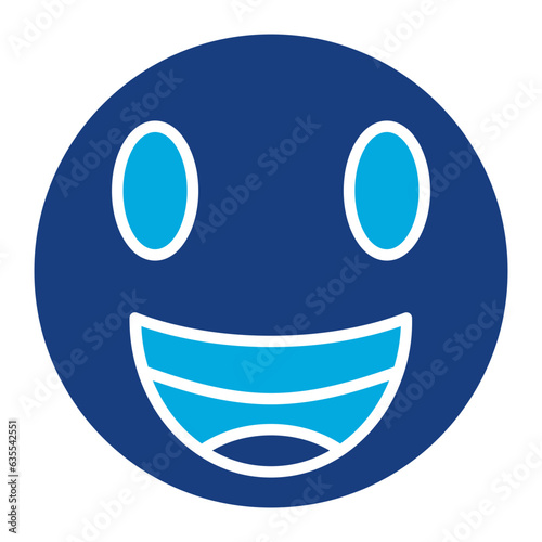 Beaming Face with Smiling Eyes Icon