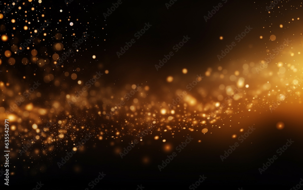 Black and Gold wallpaper background, Abstract background orange particle. Abstract gold color digital particles wave with bokeh Black and Gold wallpaper background, Abstract background orange particle. Abstract gold color digital particles wave with bokeh