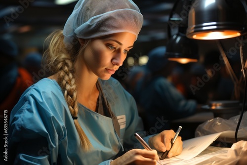 Young Medicine Girl Doctor Aspiring Student to  Nurse  Exemplifying Medical Expertise  Dedication  and Compassion in the Healthcare Profession for Patient Healing  Well-being  and Businesswoman Career
