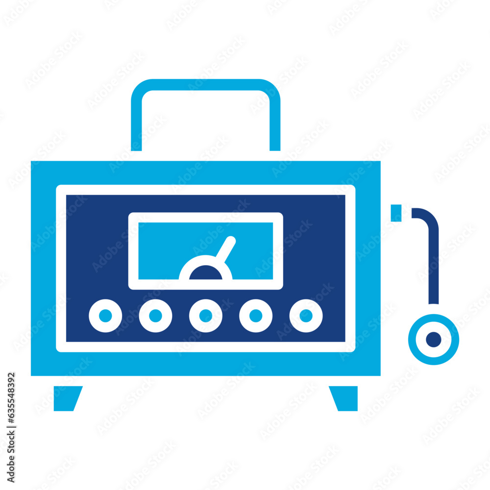 Fototapeta premium Dosimeter Icon