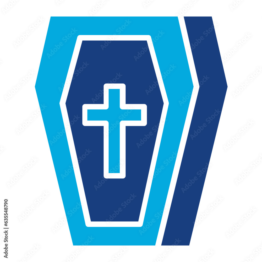 Obraz premium Coffin Icon