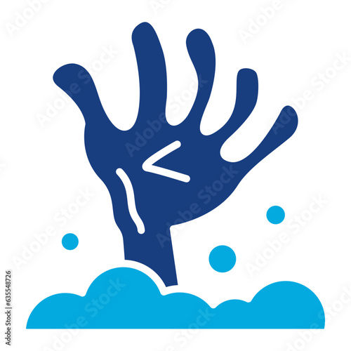 Scary Hand Icon