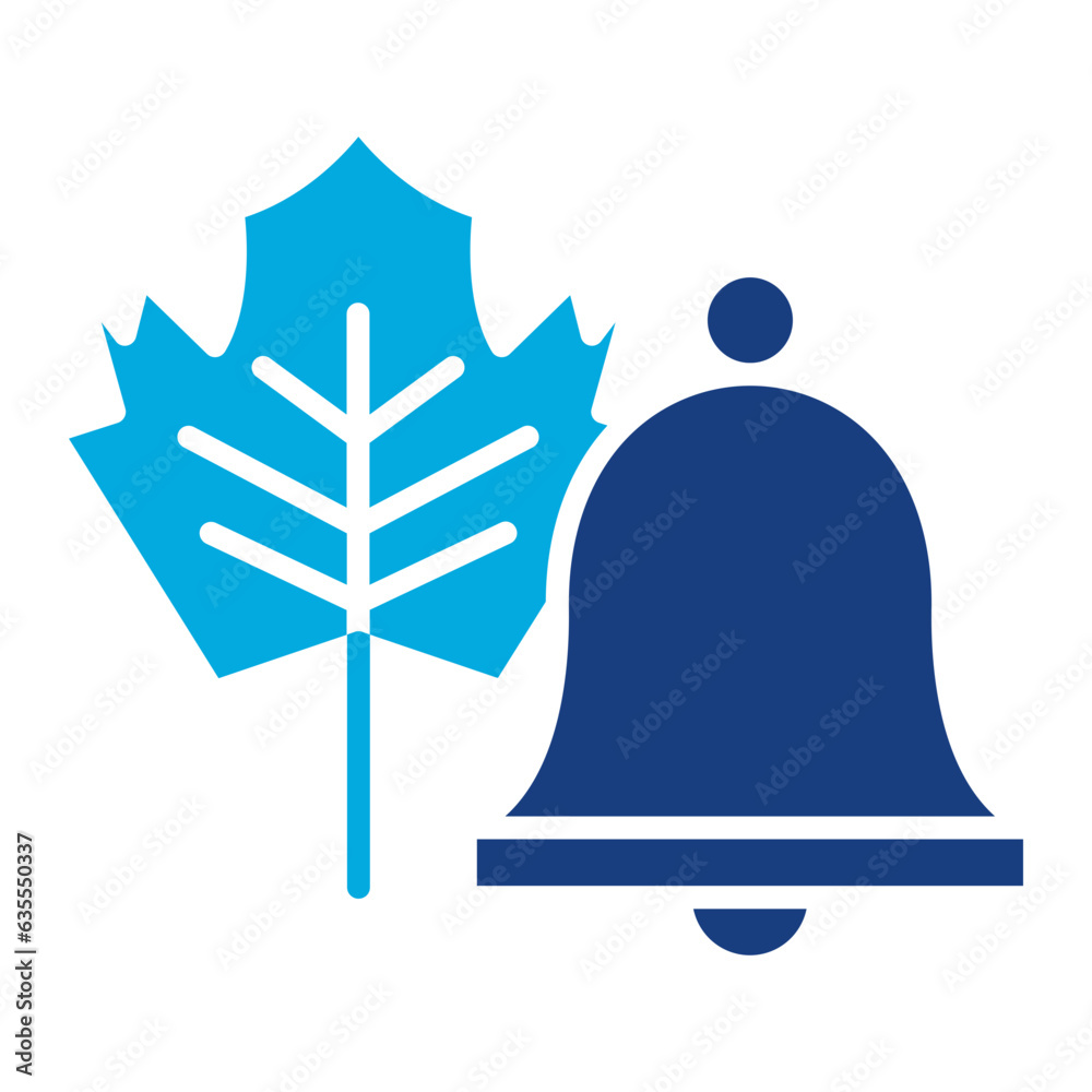 Obraz premium Autumn Bell Icon