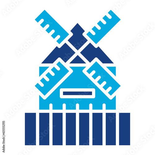 Kinderdijk Windmills Icon