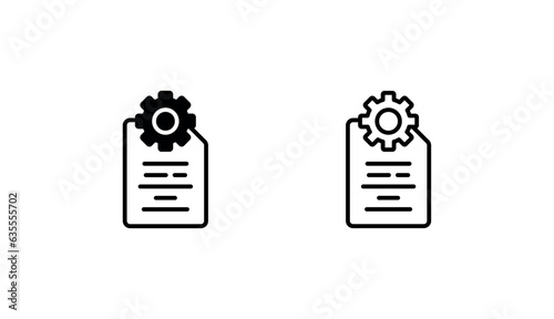 Interpretation icon design with white background stock illustration