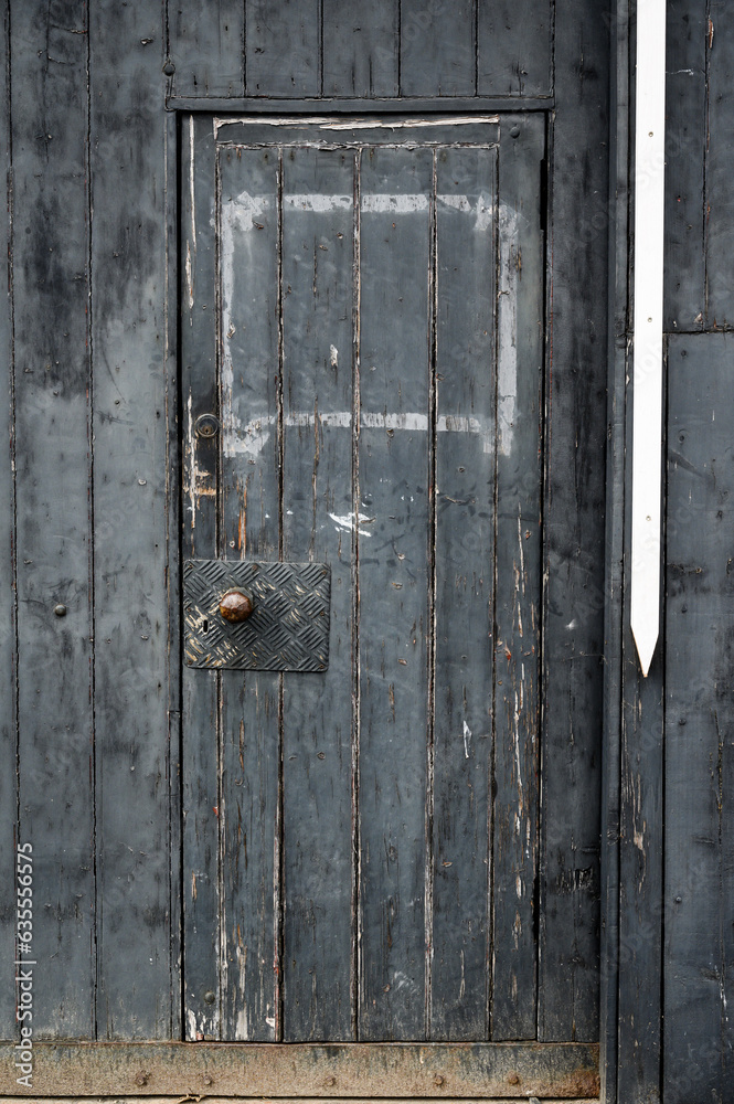 Old warehouse door, Scotland.