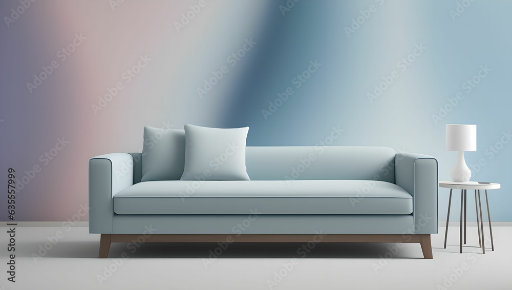 Comfortable home design:68 living room interior with sofa and couch. generative ai Comfortable home design:68 living room interior with sofa and couch. generative ai