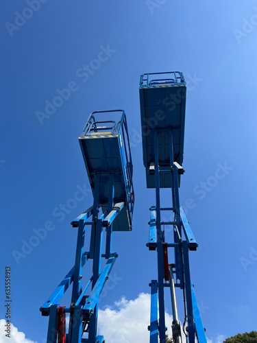 scissorlift in the sky photo