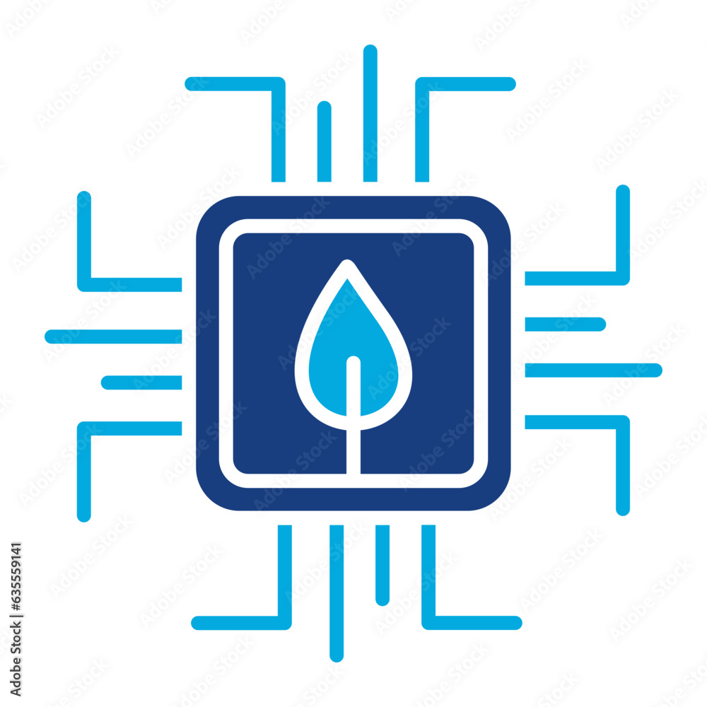 Obraz premium Green Technology Icon