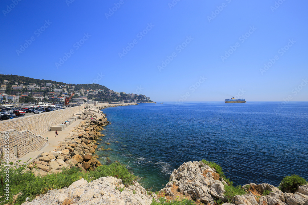 Beautiful sea view in Nice city