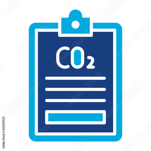 Carbon dioxide Report Icon