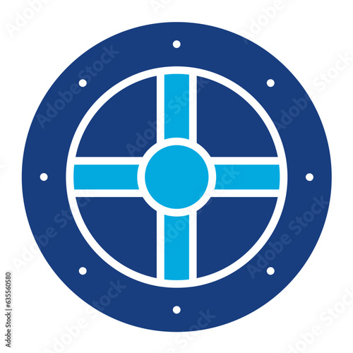 Viking Shield Icon