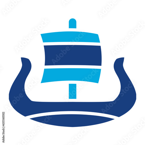 Viking Ship Icon