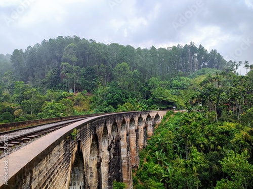 old arch bridge beautiful surrounding nine arch railway