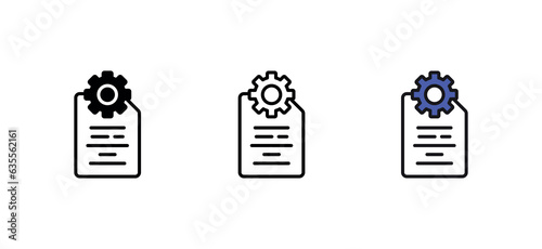 Interpretation icon design with white background stock illustration