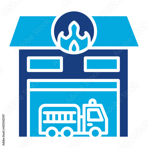 Firefighter Garage Icon