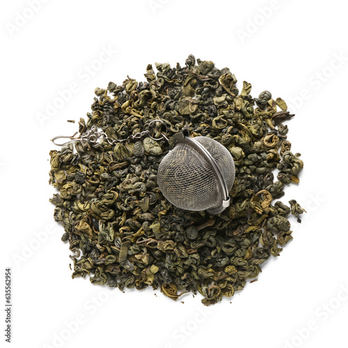 Loose leaf green tea with m...