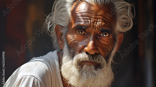 Sri Lankan old person. © W R D Fernando