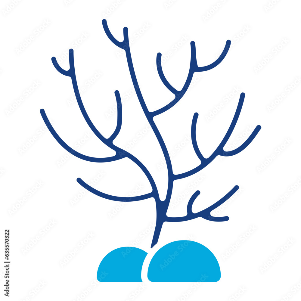 Obraz premium Coral Icon