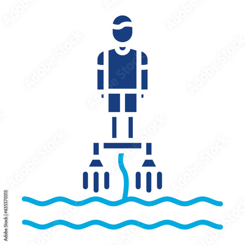 Flyboarding Icon
