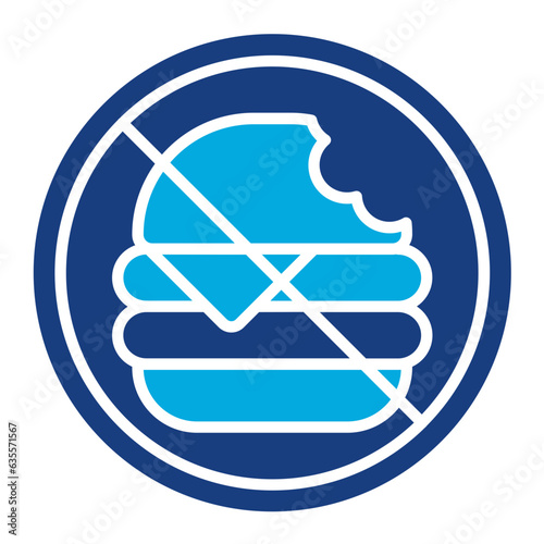 No Junk Food Icon