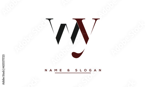 WY,  YW,  W,  Y  Abstract  Letters  Logo  Monogram photo