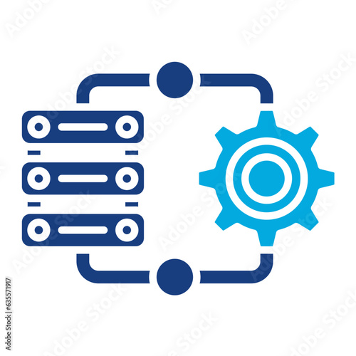 Server Side Engineering Icon photo