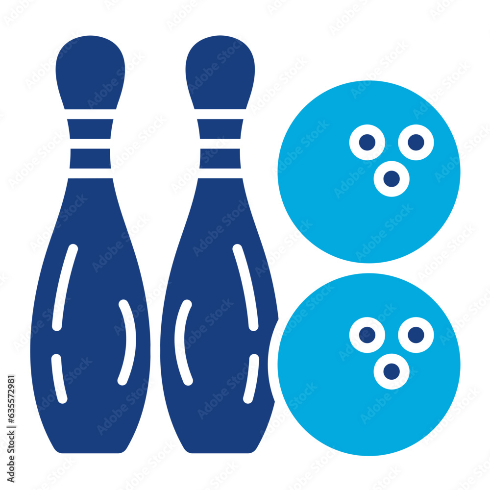 Fototapeta premium Bowling Icon