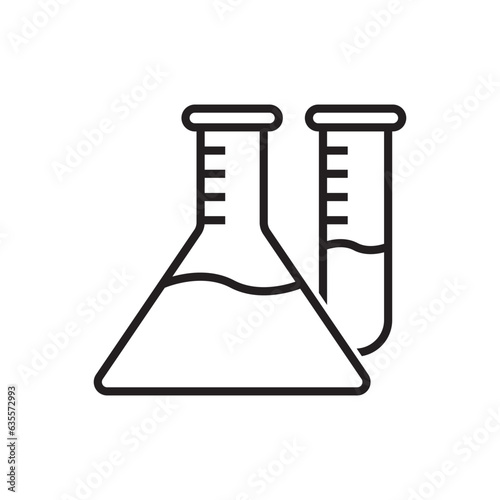 Beaker glassware icon