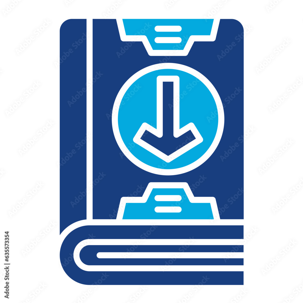 Obraz premium Download Literature Icon