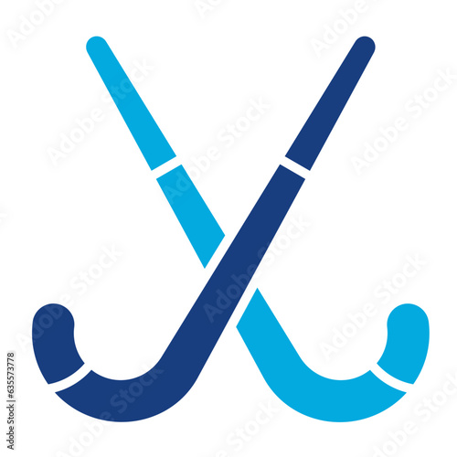 Field Hockey Sticks Icon