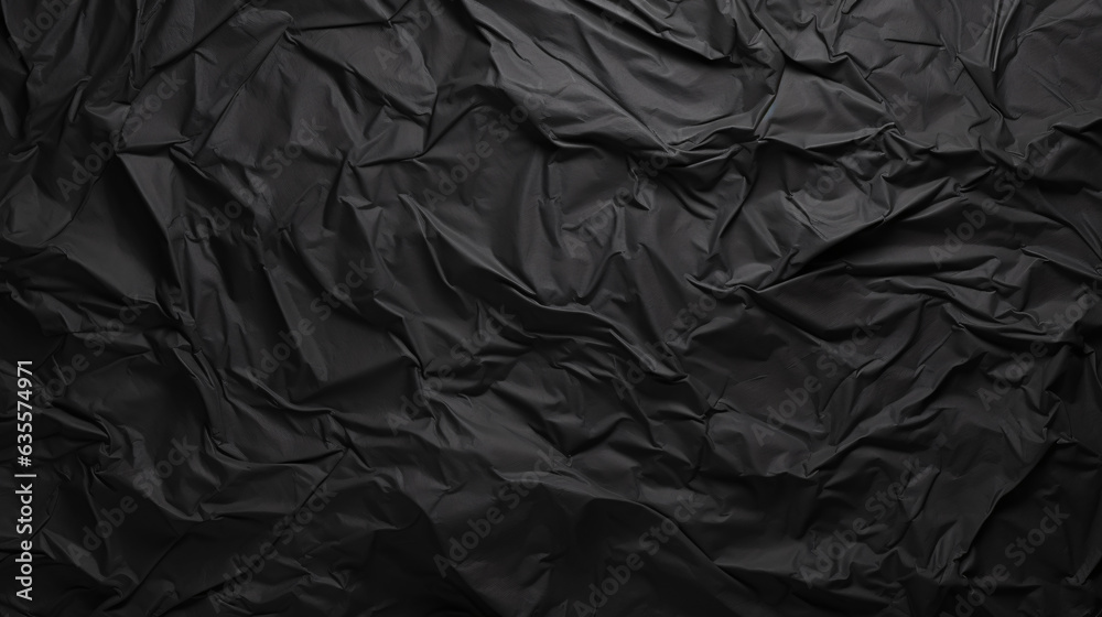 Crumpled Black Paper Texture Crumpled Black Paper Texture