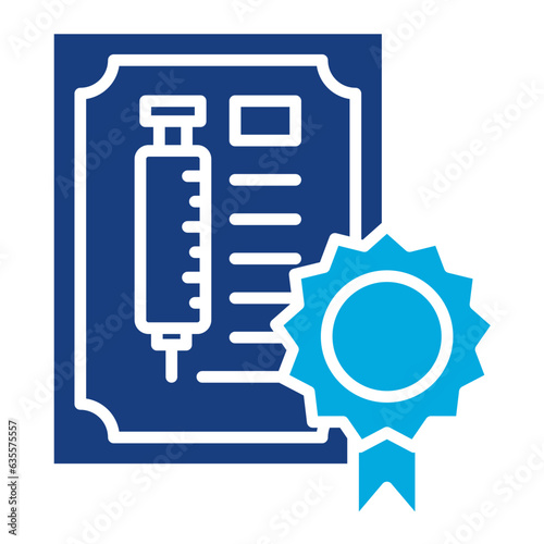 Vaccination Certificate Icon