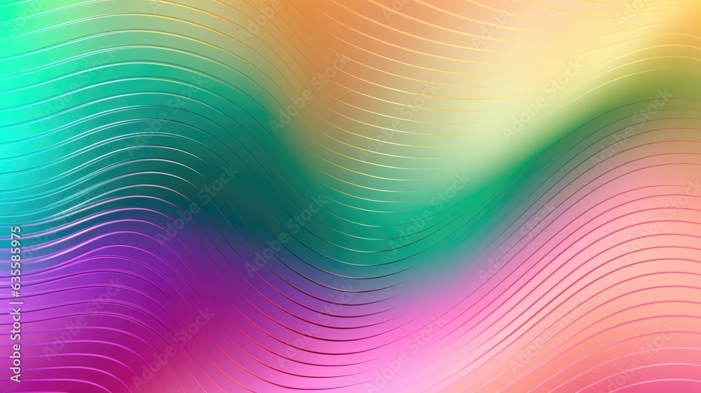 Colorful metallic rippled paper background design with halftone dot glow and colorful shades of green purple pink and gold. Illustration for graphic element or backdrop use. Colorful metallic rippled paper background design with halftone dot glow and colorful shades of green purple pink and gold. Illustration for graphic element or backdrop use.