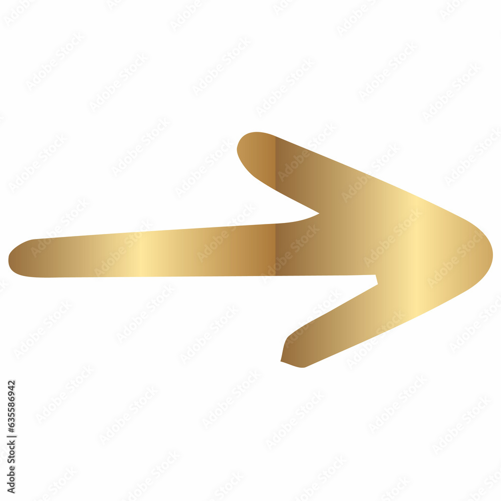Arrow golden for design and decoration.
Arrow golden for design and decoration.