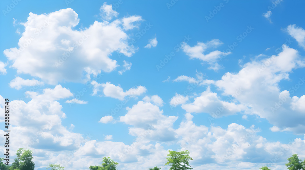 青空と緑 青空と緑