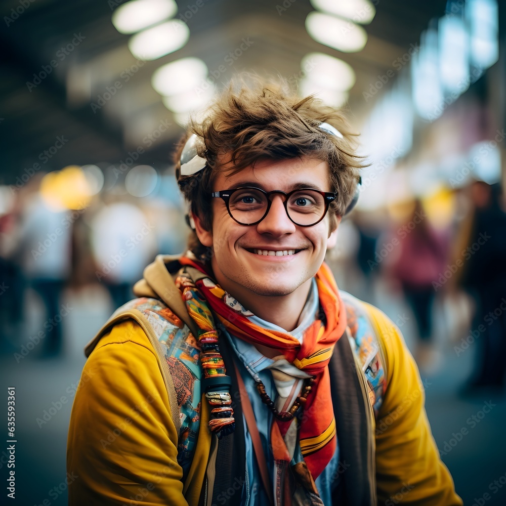 Embracing Geek Paradise: A Young Man's Journey at Comic Fan Convention Embracing Geek Paradise: A Young Man's Journey at Comic Fan Convention